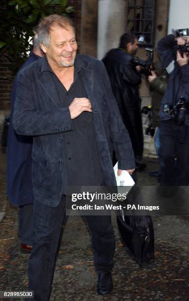 Actor David Soul arrives for the memorial service for actor David Hemmings at St Mary's Church in Paddington, West London. The 62-year-old died on...
