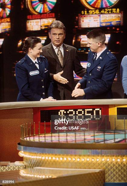 First Lt. Angelina Maguinness and 2nd Lt. Joe Thompkins of the 547th Intelligence Squadron at Nellis Air Force Base, NV appeared on the television...