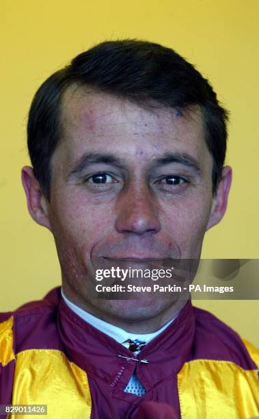 Jockey Tyrone Williams at Beverley races.