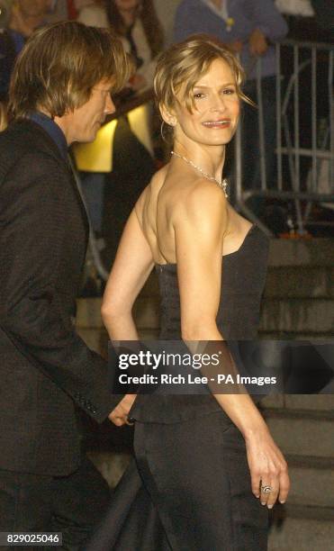 American actress Kyra Sedgwick and husband Kevin Bacon arrive at the Metropolitan Museum of Art in New York City, USA for the Costume Institute Gala...