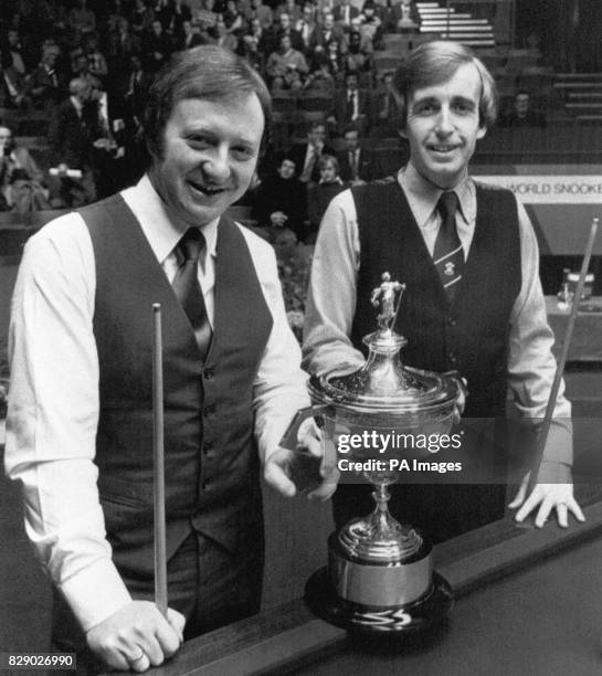 An inspiring touch of metal for Ulsterman Dennis Taylor and Welshman Terry Griffiths, from Llanelli, as they were about to go into the last 17 games...
