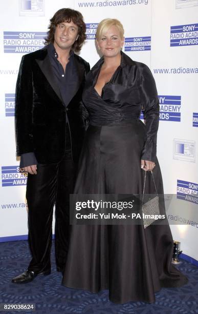 Laurence and Jackie Llewelyn Bowen arrive for the Sony Radio Academy Awards at Grosvenor House in Park Lane, central London.