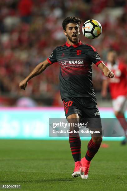 Braga forward Paulino from Portugal during the match between SL Benfica and SC Braga for the fruit round of the Portuguese Primeira Liga at Estadio...