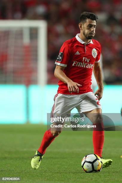 Benfica's forward Pizzi from Portugal during the match between SL Benfica and SC Braga for the fruit round of the Portuguese Primeira Liga at Estadio...
