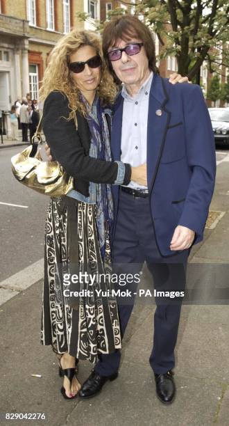 Former Rolling Stone member Bill Wyman and his wife during the unveiling of a Heritage Foundation Blue Plaque in honour of the late record producer...