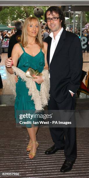 Rowling and her husband Neil Murray arrive for the UK premiere of Harry Potter And The Prisoner of Azkaban at the Odeon Leicester Square in Central...