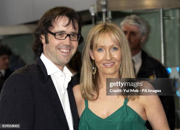 Rowling and her husband Neil Murray arrive for the UK premiere of Harry Potter And The Prisoner of Azkaban at the Odeon Leicester Square in Central...