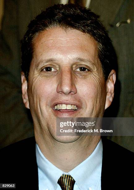 Doug Herzog, president of USA Network attends the Hollywood Radio and Television Society's cable chiefs newsmakers luncheon February12, 2002 in...