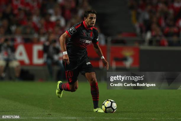 Braga forward Bruno Xadas from Portugal during the match between SL Benfica and SC Braga for the fruit round of the Portuguese Primeira Liga at...