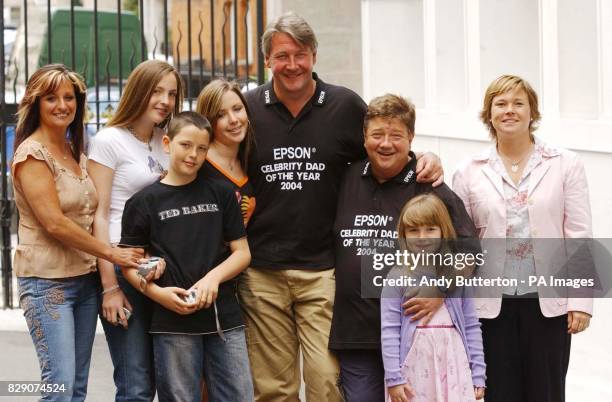 Ground Force presenter Tommy Walsh and Heart FM DJ's Jono Coleman with the wife of Tommy, Marie Walsh and their children Natalie John Joe and...