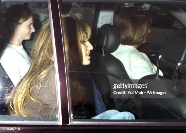 Jemima Khan with her sister Isabella Goldsmith and mother Lady Annabel Goldsmith leaving their house in Fulham, west London. British socialite Jemima...