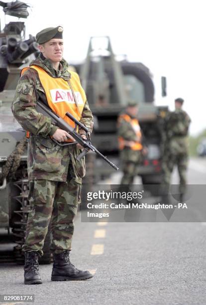 Irish police and army chiefs tonight prepared for the biggest security operation in the history of the state as anti-war protesters claimed at least...