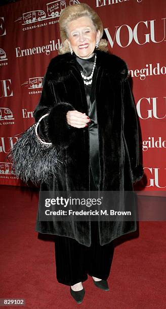 Socialite Barbara Davis attends the Valentine Ball February13, 2002 in Beverly Hills, CA. The Valentine Ball is an annual fund-raising gala for...
