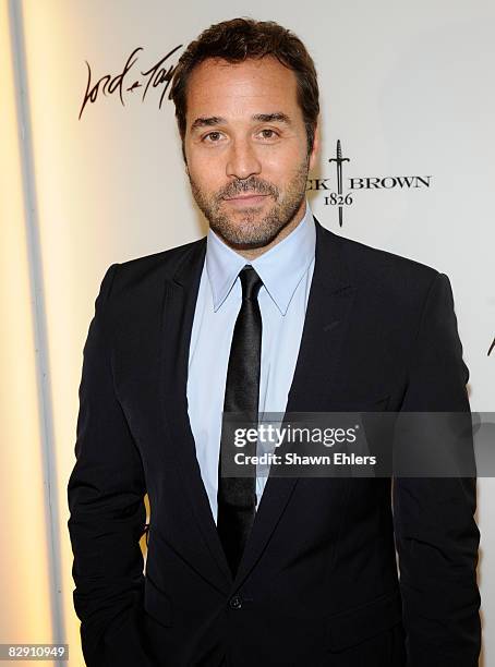 Actor Jeremy Piven at the GQ and Lord & Taylor Black/Brown 1826 Launch Party at Lord & Taylor on September 18, 2008 in New York City.