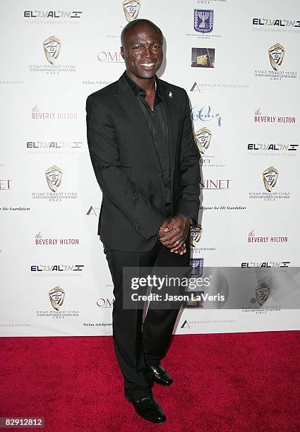 Seal attends the 60th anniversary of Israel's "From Vision to Reality" celebration at Paramount Studios on September 18, 2008 in Hollywood,...