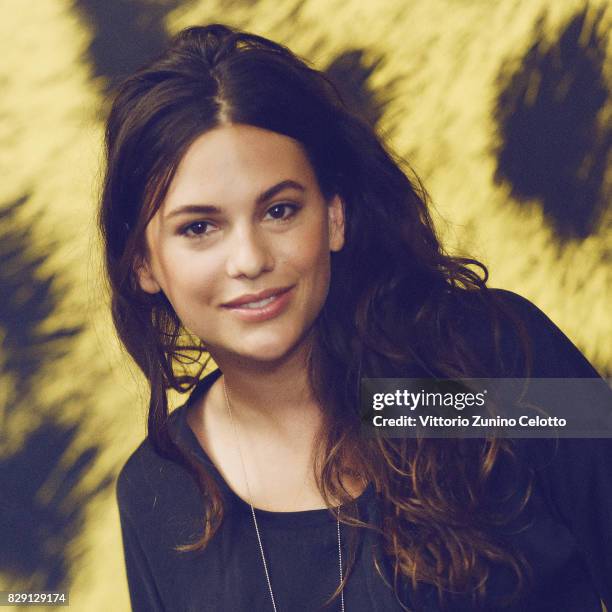 Singer Anna F. Attends 'Iceman' photocall during the 70th Locarno Film Festival on August 6, 2017 in Locarno, Switzerland.