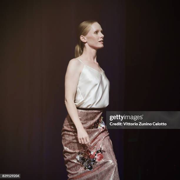 Susanne Wuest attends 'Iceman' premiere during the 70th Locarno Film Festival on August 8, 2017 in Locarno, Switzerland.