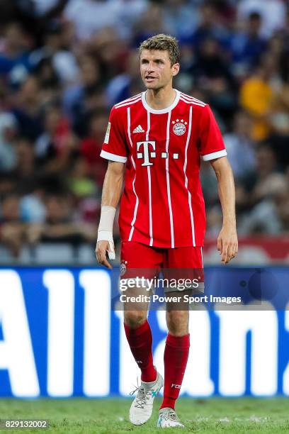 Bayern Munich Forward Thomas Muller in action during the International Champions Cup match between Chelsea FC and FC Bayern Munich at National...