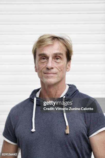 Andre Hennicke poses for a potrait during the 70th Locarno Film Festival on August 8, 2017 in Locarno, Switzerland.