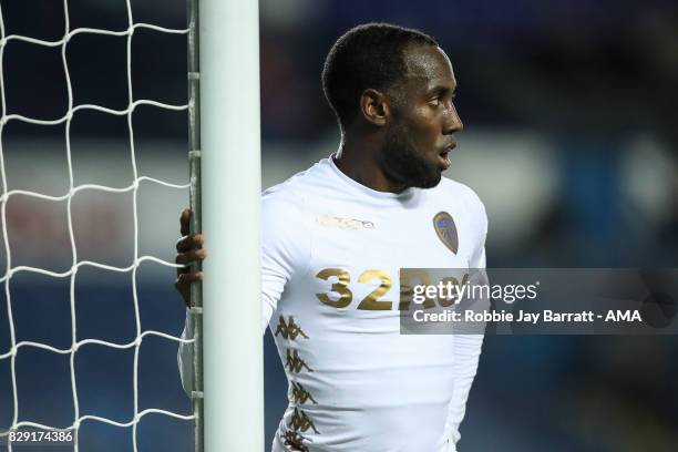 Vurnon Anita of Leeds United during the Carabao Cup First Round match between Leeds United and Port Vale at Elland Road on August 9, 2017 in Leeds,...