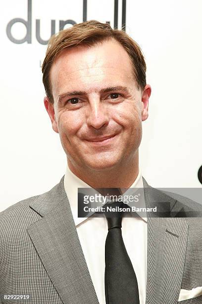 Julian Diment attends the Alfred Dunhill Debate at the Dunhill store on September 19, 2008 in New York City.