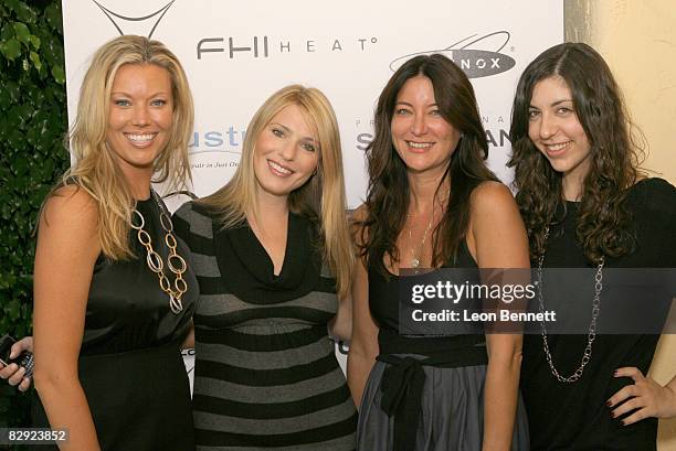 Jessica McClain, Eileen Colavita, Denise Weaver and Rachael Kozin attend the Emmy Beauty Villa, Day 2 at the Sunset Marquis Hotel and Villas on...