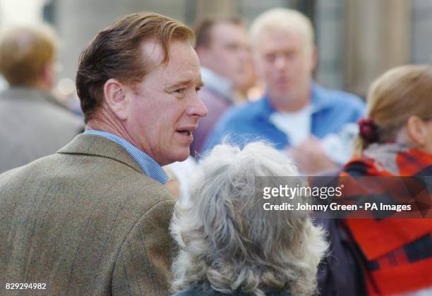 James Hewitt, the former lover of Diana The Princess of Wales, joins thousands of other protestors to demonstrate against the government's proposed...