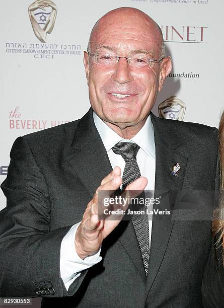Arnon Milchan attends the 60th anniversary of Israel's "From Vision to Reality" celebration at Paramount Studios on September 18, 2008 in Hollywood,...