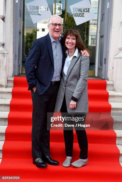 Of Participant Media, David Linde and producer Diane Weyermann attend the UK premiere of 'An Inconvenient Sequel: Power To Truth' at Somerset House...