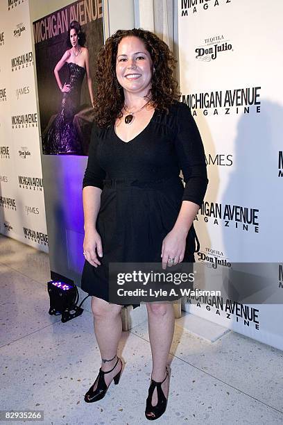 Bravo's "Top Chef" Season 4 winner, Stephanie Izard, attends the "Michigan Avenue" magazine launch party at The James Hotel on September 20, 2008 in...