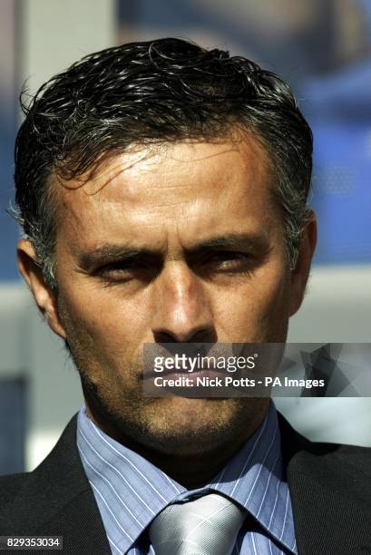 Chelsea's Manager Jose Mourihno during game against Birmingham City. The FA Barclays Premiership game at St Andrews, Birmingham. THIS PICTURE CAN...