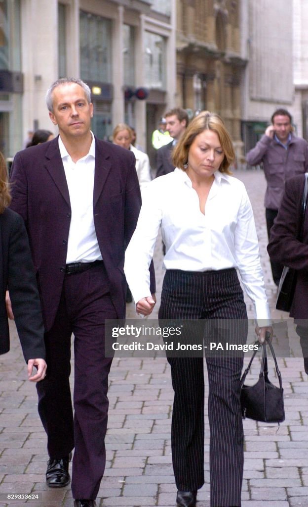 Gary and Amanda Bond leave Birmingham High Court