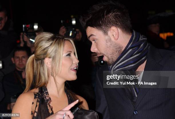 Heidi Range and Dave Berry arrive for the world charity premiere of Alfie at the Empire Leicester Square in central London, in aid of Make-A-Wish...