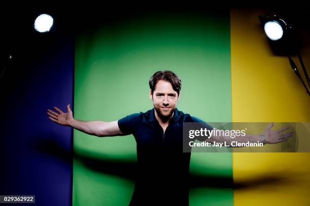 Actor Richard Rankin, from the television series "Outlander," is photographed in the L.A. Times photo studio at Comic-Con 2017, in San Diego, CA on...