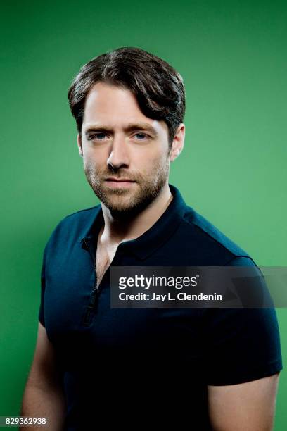 Actor Richard Rankin, from the television series "Outlander," is photographed in the L.A. Times photo studio at Comic-Con 2017, in San Diego, CA on...
