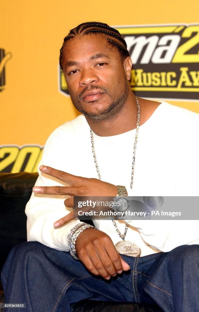 Xvbit Rapper Rap artist Xzibit during a press conference and photocall ahead of ...