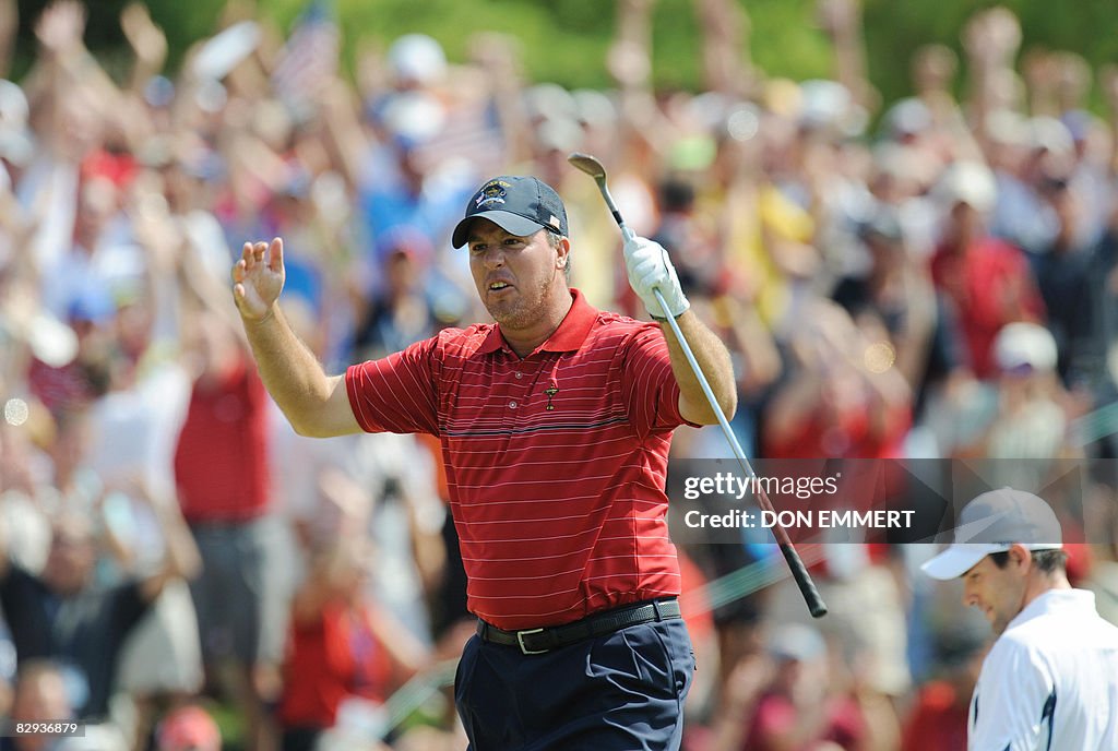 Boo Weekely of Team USA celebrates after