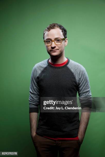 Actor Griffin Newman, from the television series "The Tick," is photographed in the L.A. Times photo studio at Comic-Con 2017, in San Diego, CA on...