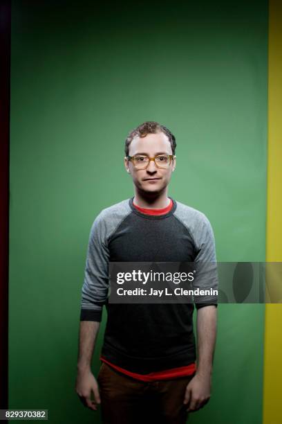 Actor Griffin Newman, from the television series "The Tick," is photographed in the L.A. Times photo studio at Comic-Con 2017, in San Diego, CA on...