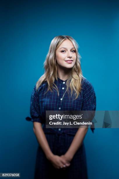 Actress Melissa Benoist, from the television series "Supergirl," is photographed in the L.A. Times photo studio at Comic-Con 2017, in San Diego, CA...