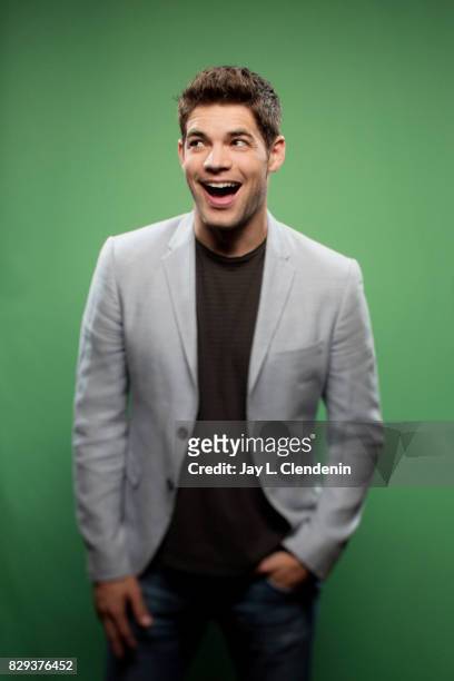 Actor Jeremy Jordan, from the television series "Supergirl," is photographed in the L.A. Times photo studio at Comic-Con 2017, in San Diego, CA on...