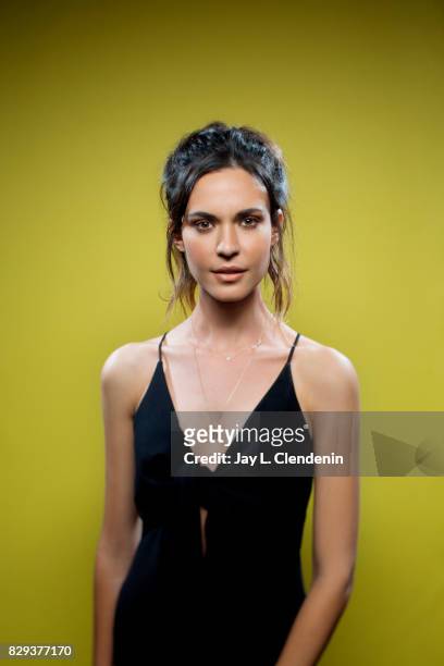 Actress Odette Annable, from the television series "Supergirl," is photographed in the L.A. Times photo studio at Comic-Con 2017, in San Diego, CA on...