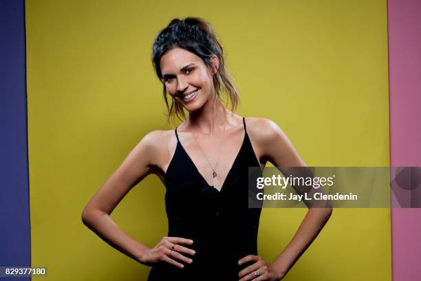 Actress Odette Annable, from the television series "Supergirl," is photographed in the L.A. Times photo studio at Comic-Con 2017, in San Diego, CA on...