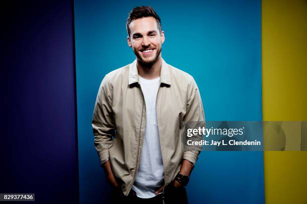 Actor Chris Wood, from the television series "Supergirl," is photographed in the L.A. Times photo studio at Comic-Con 2017, in San Diego, CA on July...