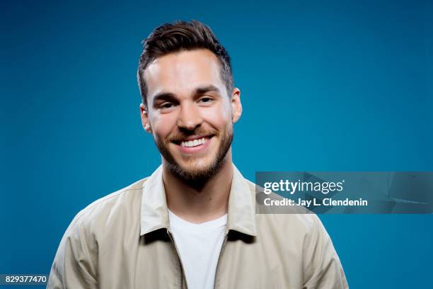 Actor Chris Wood, from the television series "Supergirl," is photographed in the L.A. Times photo studio at Comic-Con 2017, in San Diego, CA on July...