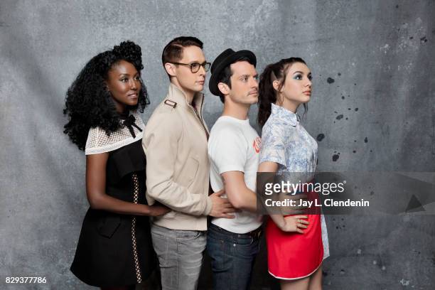 Cast of "Dirk Gently's Holistic Detective Agency," are photographed in the L.A. Times photo studio at Comic-Con 2017, in San Diego, CA on July 22,...
