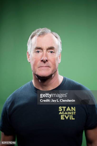 Actor John C. McGinley, from the television series "Stan Against Evil," is photographed in the L.A. Times Hero Complex photo studio at Comic-Con...