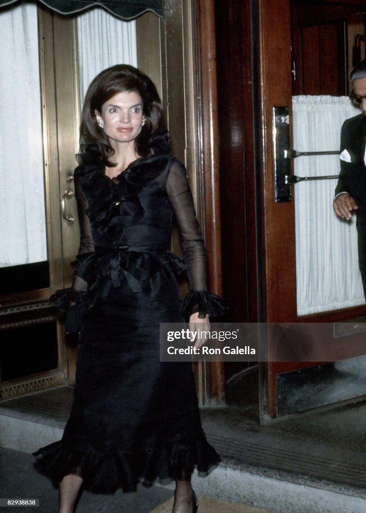 Jackie Onassis and Ari Onassis Sighting at La Cote Basque - September 28, 1970