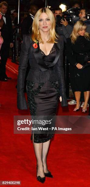 Pop star Madonna arrives for the UK Music Hall Of Fame - live final, at the Hackney Empire in east London. The Channel 4 series looking at popular...