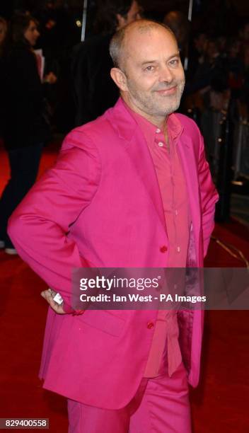 Keith Allen arrives for the UK Music Hall Of Fame - live final, at the Hackney Empire in east London. The Channel 4 series looking at popular music...